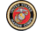 Rothco Deluxe Round U.S.M.C. Patch, Red/Blue, 1549