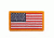 Rothco American Flag Patch - Hook Back, Red White Blue with Yellow Border, Bulk Packaging, 17775-RedWhiteBluewithYellowBorder-Normal-BulkPackaging