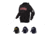 Rothco Military Embroidered Pullover Hoodies, Black/Red, Black/Yellow, Blue/White, Navy Blue