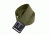 Rothco Military Web Belts w/ Open Face Buckle, Black, Olive Drab, 44, 4290-Black-OliveDrab-44Inches