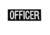 Rothco Officer Patch With Hook Back, Small, 21731