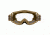 Rothco OTG Ballistic Goggles, Coyote Brown / Clear, 1732-CoyoteBrownClear