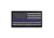 Rothco Thin Blue Line Flag Patch - Iron On, 1709