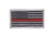 Rothco Thin Red Line US Flag Patch - Hook Back, 18889