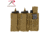 Rothco MOLLE Triple Kangaroo Rifle and Pistol Magazine Pouch, Coyote Brown, 41009-CoyoteBrown