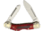 Rough Rider Lockback Cherry Bone Folding Knife, SS Spear And Spey Blades, Black Cherry Smooth Bone Handle, Blade Etching, KG206 / BLACK CHERRY