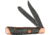 Rough Rider Trapper Copper Bolster Folding Knife,Stainless Steel,Standard Edge,Clip and Spey,Black Stonewash,Black,Smooth Bone Handle RR1584