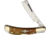 Rough Rider Lockback Razor Smooth Amber Folding Knife, 2.5 mirror finish stainless razor blade, Amber smooth bone handle, RR2003