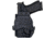Rounded OWB Kydex Holster for Glock 43X Olight Valkyrie PL Mini 3, Right Hand, Black, GLK-43OLVPLM3-BK-RH-OWBPDL