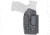 Rounded Tuckable IWB KYDEX Holster, Kimber Micro 9, AMBI, Black, KBR-MICRO9-BK-TUCK