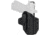 Rounded Tuckable KYDEX Leather Hybrid Holster, CZ P10 Compact, Left Hand, Carbon Fiber, CZU-P10C-CF-LH-STLTHR