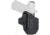 Rounded Tuckable KYDEX Leather Hybrid Holster, CZ P10 Compact, Right Hand, Black, CZU-P10C-BK-RH-STLTHR