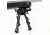 Rudolph Optics 6in.-9in. Black Aluminum Swivel Pivot Bipod, Black 6009880275144