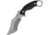 RUIKE F181 Fixed Blade Black Knife, 4.5 stonewash finish 14C28N Sandvik stainless bla, Black sculpted G10 handle, F181-B