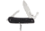 RUIKE LD21 Multifunctional Knife Multi-Tools, Folding Knife, 4.5in Closed, 3.5in Mirror 12C27 Sandvik SS Blade, Black Textured G10 Handle, Thumb Stud, Black, LD21-B