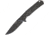 RUIKE P801 Framelock Folding Knife, 3.5in Black Oxide Coated 14C28N Sandvik SS Blade, Black Oxide SS Handle, Thumb Stud, Pocket Clip, P801-SB
