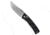 Ruike RUIKE P856 Crossbar Lock Black G-10 3.25" Satin 14C28N, Black, 14C28N, adult, BHQ-218765