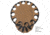Rush Creek Creations 12-Gun Spinning Floor Rack with Adjustable Height, Dark Walnut, 38-4061