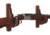 Rush Creek Creations Wall Gun Display Hooks, Walnut, 10.2 x 1.7 x 6.2, 38-4087