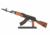 RW Minis AK-47, Replica 1/3 scale, non-firing model, Black, RWWDAK47