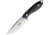 S-TEC Black G10 Fixed Blade Knife, T228541