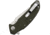 SacTapBang EDC Olive EDC Folding Knife, 4.25in Closed, 3.25in Satin D2 Tool Steel Tanto Blade, OD Green G10 Handle, STBODG1