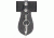 Safariland 168 Key Ring, 2 Snap, Flap Style 168-2PBL