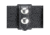 Safariland 63 Belt Keeper, Slotted, 2 Snap 63-22PBL
