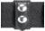 Safariland 63 Belt Keeper, Slotted, 2 Snap 63-2HS