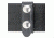 Safariland 65 Belt Keeper, 2 Snap 0.75in.W, Pack Of 4, Basket Weave Black W/ Black Plastic Snap, 1.75in. Belt 65-4-4PBL