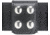 Safariland 654 Belt Keeper, 4 Snap 654-2B