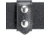 Safariland 655 Belt Keeper, Heavy Duty, 2 Snap 655-01B