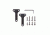Safariland Two T-Spacers, Six Screws, Three Washers, Black T-SPACER-PACK