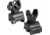 Samson Aluminum Top Mounted Deployable Front and Rear Sight, SIG SG 553, A2 Rail Front, Black, QF-SIG-A2-A2 PKG