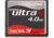 SanDisk 4GB Ultra II CompactFlash Memory Card - SDCFH4096901