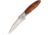 Santa Fe Stoneworks Custom Kershaw Leek A/O Folding Knife, 4in Closed, 3in Bead Blast 14C28N Sandvik SS Blade, Spalted Beech Handle w/Red Coral Vein And Bead Blast SS Back Handle, 1660
