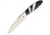 Santa Fe Stoneworks Custom Kershaw Leek Mtalpo A/O Folding Knife, Custom Leek Framelock, 4in Closed, 3in Bead Blast Finish Blade, Raffir Metalpool Blue/Mother Of Pearl Handle, 1660 MTALPOOL BLUE