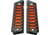 Savage Grips 1911 Grips, Black, Green, Orange G10 Composite Construction, 3D Machined, 8001GN