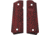 Savage Grips 1911 Grips, G10 Composite Construction, 3D Machined, Design 02, Red, 8002RD
