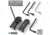 Savior Equipment Adjustable Rod for Pistol/Suppressor, 2-Pack