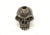 Schmuckatelli CO Emerson Jumbo Skull Bead,Pewter,Black SUEJB