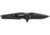 Schrade Fanatic Folding Knife, 3.25in AUS-8 Stainless Steel Blade, Black G10 Handle, Sliver, 1136034