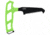 Schrade Isolate Compact Bone Saw, 3in, SK5 Steel, Black/Green TPR Handle, 1184040