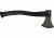 Schrade Large Axe w/Fire Striker, Rubber Handle, w/Sheath,Clam Package SCAXE2LCP