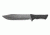 Leroy Full Tang Bowie Fixed Blade Knife, Black / Silver, Medium