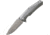 Schrade Linerlock Gray Folding Knife,3.5in,Stainless Steel,Standard Edge,Satin,Gray,Aluminum Handle SCH306