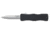 Schrade Uproar D/A OTF Automatic Folding Knife, 3in, D2 Steel, Bayonet Point Blade, Black Aluminum Handle, 1135967