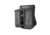 Scorpus Double Magazine Pouch for .45/10mm Single-Stack 1911 Steel Magazines, Paddle and Belt, Black, SC-PS1911B