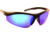 Sea Striker Captain's Choice Sunglasses Blk Frame/Blu Mirror Lens, 236