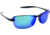 Sea Striker Sea Hawk Sunglasses Black Frame/Blu Mirror Polarized Lenses, 32701